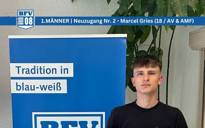 Neuzugang Nr 2. - Marcel Gries